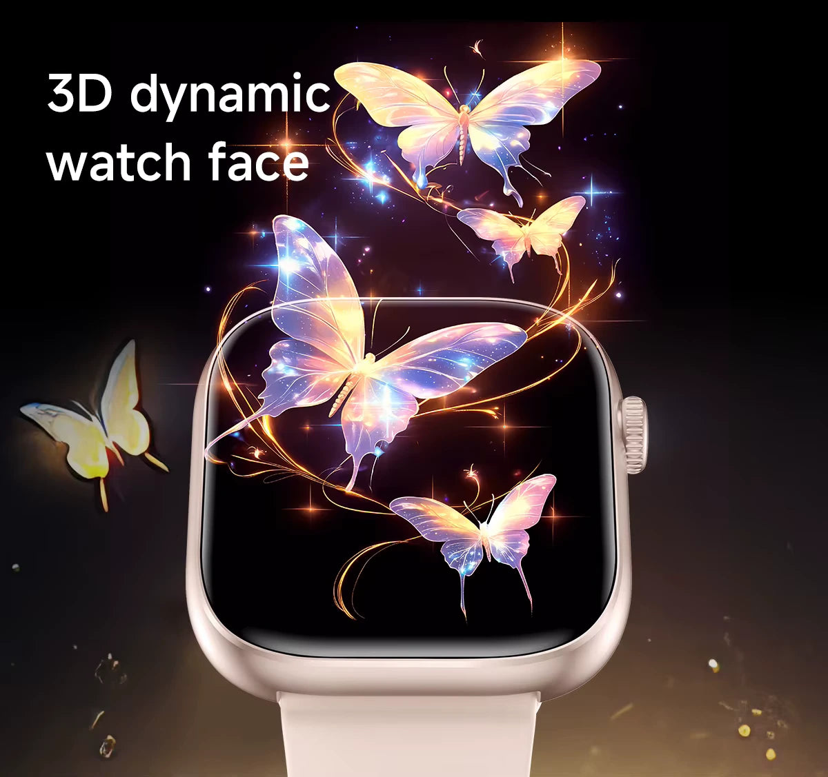✨ Smartwatch T7 Rosa Elegance – Salud & Estilo en tu Muñeca ✨